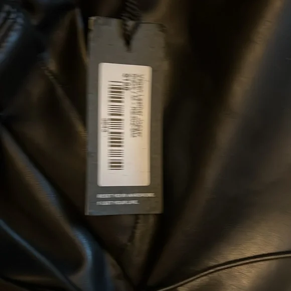 NWT Reset Vegan Leather Joggers - Picture 3 of 4